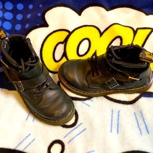 Black Dr. Martens for little kids